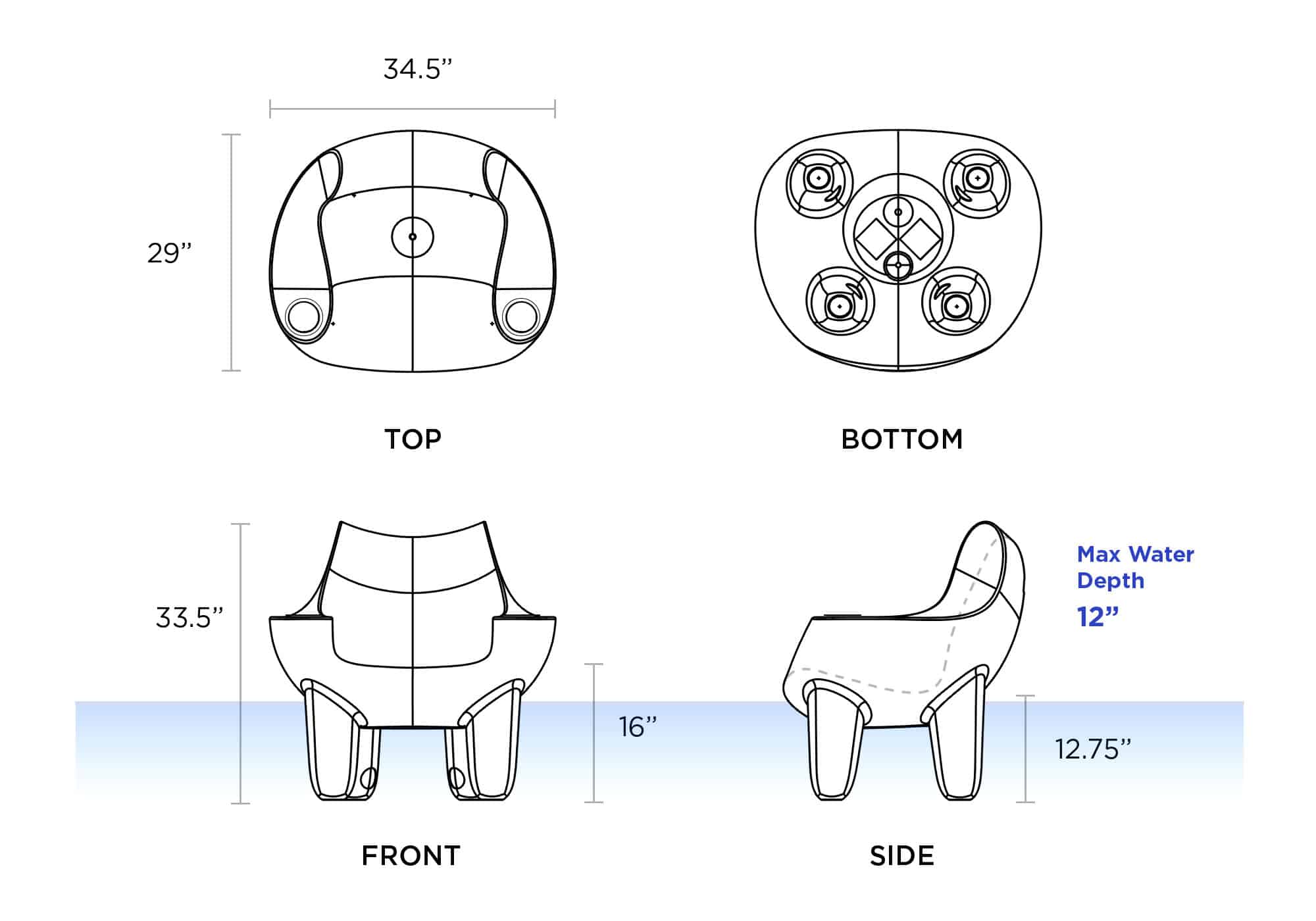 Splash-Mibster-Chair-Ortho-12-inch-max-depth