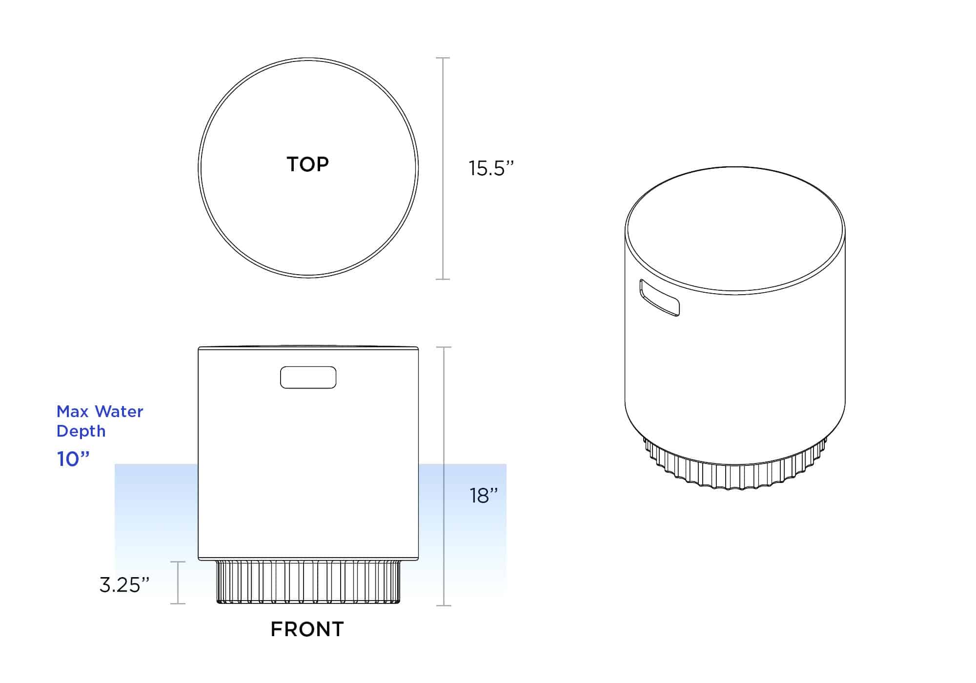 SPLRSIDETABLE_ _ Ripple Side Table Splash Ortho 1