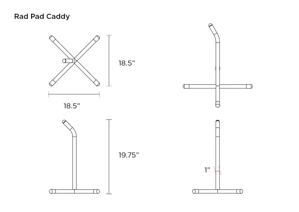 Rad Pad Caddy Ortho